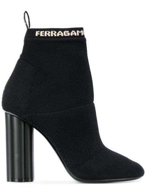 ferragamo platform sock boots men.